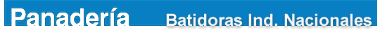 Catálogo para Panaderías