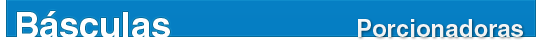 Catálogo de Básculas