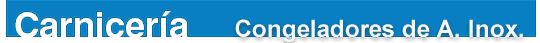 Catálogo de Refrigeradores en A.I. para Carnicerías