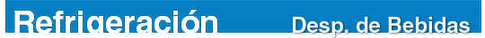 Catálogo de Refrigeración