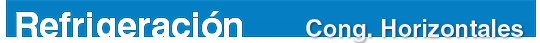 Catálogo de Refrigeración