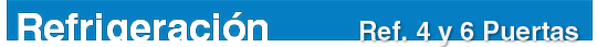 Catálogo de Refrigeración