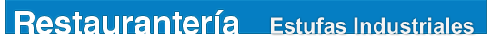 Catálogo para Restaurantería