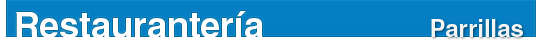 Catálogo para Restaurantería