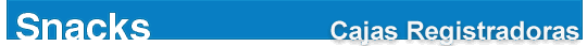 Catálogo para Snacks