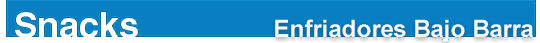 Catálogo para Snacks