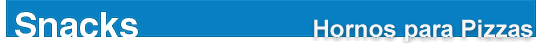 Catálogo para Snacks