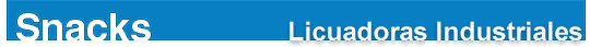 Catálogo para Snacks